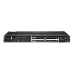HPE 4100i Gigabit Ethernet Switch, 24x RJ-45 (20x PoE Class 4, 4x PoE Class 6), 4x SFP+, Managed L2, 128 Gbit/s, PoE, Rack-Einbau, 1U