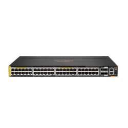 HPE 6300M 48SR5 PoE++ Switch, L3 Managed, 2880W, 48x 1/10/2.5/5G RJ-45, 2x 10/25/50G SFP56 (Uplink/Stacking), Rack mountable