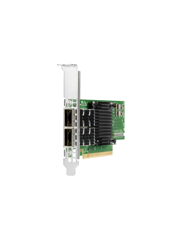 HPE P06251-B21 - Eingebaut - Kabelgebunden - PCI Express - Ethernet / Fiber - 100000 Mbit/s InfiniBand HDR100/Ethernet 100 Gb QSFP56 PCIe3 x16 MCX653106A-ECAT Adapter mit 2 Anschlüssen