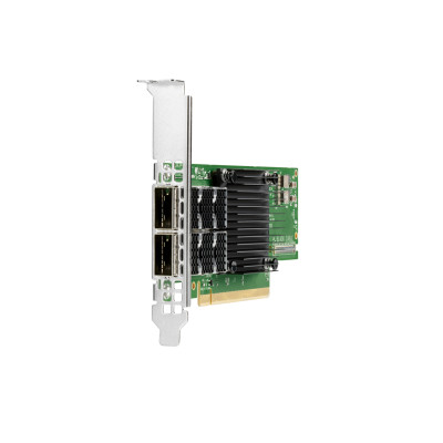 HPE P06251-B21 - Eingebaut - Kabelgebunden - PCI Express - Ethernet / Fiber - 100000 Mbit/s InfiniBand HDR100/Ethernet 100 Gb QSFP56 PCIe3 x16 MCX653106A-ECAT Adapter mit 2 Anschlüssen