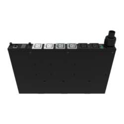 HPE P9R77A - Messger?t - 1U - Einphasig - Horizontal - 6 AC-Ausg?nge - C19-Koppler G2 Metered Modular 8.3kVA/CS8265C 40A/208V Outlets (6) C19/1U Horizontal NA/JP PDU