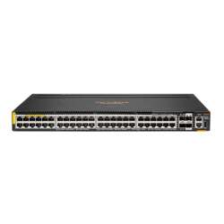 HPE 6300M 48p Smart Rate 1G/2.5G/5G Class8 PoE and 2p 50G/25G Switch, Managed, 5G Ethernet, RJ-45/USB Type-C console port, 880 Gbit/s routing/switching capacity, IEEE 802.3af/at/bt PoE