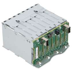 HP 8x 2,5" SFF U.3 NVMe 24G SAS x1 Tri-Mode drive Kit DL380 DL385 Gen10 Plus backplane, cage , neu bulk