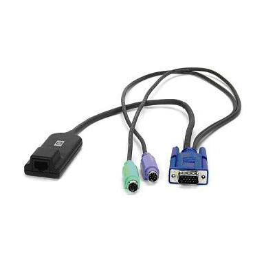 HP KVM CAT5 1-pack PS/2 Interface Adapter - PS/2 - PS/2 -...