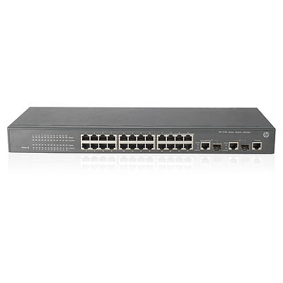 HPE 3100-24 v2 SI - Managed - L2/L3 - Fast Ethernet (10/100) - Vollduplex - Rack-Einbau - 1U Approved Refurbished  Produkt mit 12 Monate Garantie (bulk)