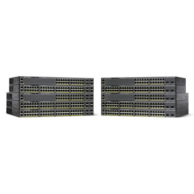 Cisco Catalyst WS-C2960X-48TS-L - Managed - L2 - Gigabit Ethernet (10/100/1000) - Vollduplex - Rack-Einbau - 1U Approved Refurbished  Produkt mit 12 Monate Garantie (bulk)