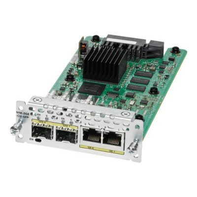 Cisco NIM-2GE-CU-SFP - Gigabit Ethernet - 1000 Mbit/s -...
