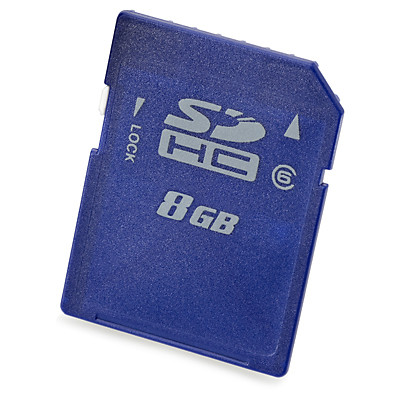 HPE 8GB SD - 8 GB - SDHC - Klasse 6 - Blau Approved...