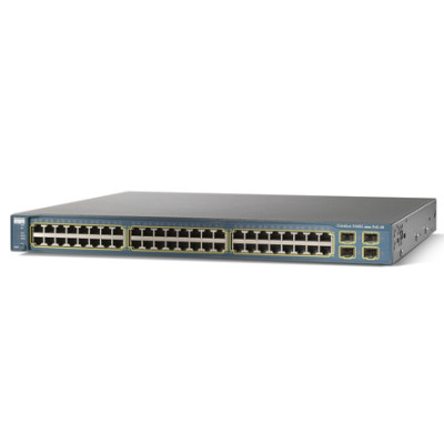 Cisco Catalyst 3560G-48TS SMI - Switch - 0,1 Gbps - 48-Port - Kabellos Rack-Modul Approved Refurbished  Produkt mit 12 Monate Garantie (bulk)
