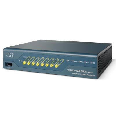 Cisco ASA 5505 - 150 Mbit/s - 100 Mbit/s - 72 BTU/h - FCC...