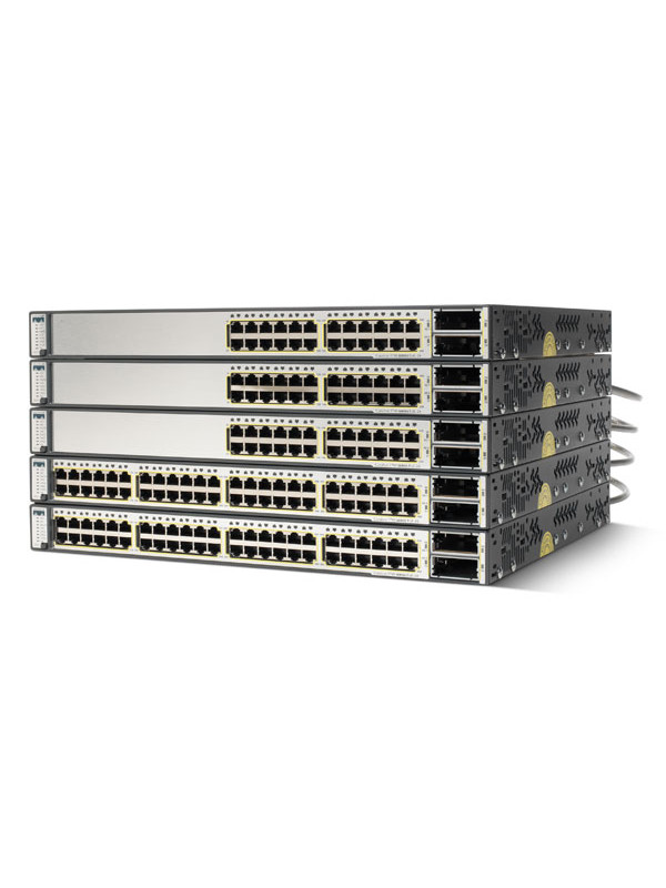 Cisco Catalyst 3750E-24TD - Switch - 1 Gbps - 24-Port - Kabellos Rack-Modul Approved Refurbished  Produkt mit 12 Monate Garantie (bulk)