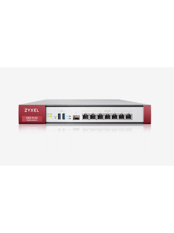 ZyXEL USG Flex 200 - 1800 Mbit/s - 450 Mbit/s - 100 Gbit/s - 60 Transaktionen/Sek - 45,38 BTU/h - 529688,2 h 1.8Gbps - 4 x LAN/DMZ - 2 x WAN - 1 x SFP - 2x USB 3.0 - DB9