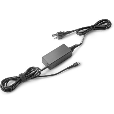 HP 45W USB-C-LC-Netzadapter. Zweck: Notebook, Ausgangsleistung: 45 W. Breite: 94 mm, Tiefe: 40 mm, Höhe: 26,5 mm