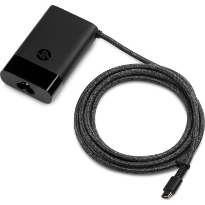 HP USB-C 65W Laptop-Ladegerät. Zweck: Laptop, Netzteiltyp: Drinnen, Eingangsspannung: 90 V. Schwarz. Kabellänge: 0,18 m, Breite: 97 mm, Tiefe: 53,5 mm. Menge pro Packung: 1 Stück(e), Mitgelieferte Kabel: USB Typ-C, Verpackungsbreite: 97 mm. Palettengewich