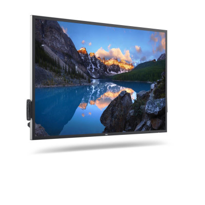 DELL C6522QT. Produktdesign: Interaktiver Flachbildschirm. 163,9 cm (64.5"),  LCD, Display-Auflösung: 3840 x 2160 Pixel, Helligkeit: 350 cd/m²,  4K Ultra HD, Touchscreen. Schwarz Dell Sub-Distributor Schweiz