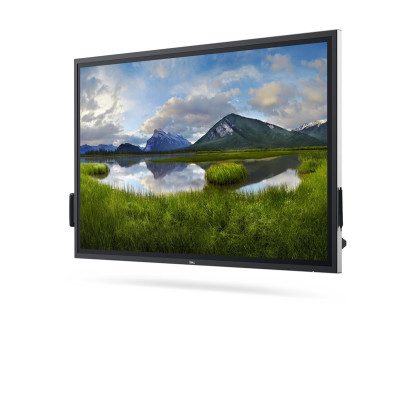 DELL P6524QT. Produktdesign: Interaktiver Flachbildschirm. 163,9 cm (64.5"),  LCD, Display-Auflösung: 3840 x 2160 Pixel, Helligkeit: 350 cd/m²,  4K Ultra HD, Touchscreen. Schwarz Dell Sub-Distributor Schweiz