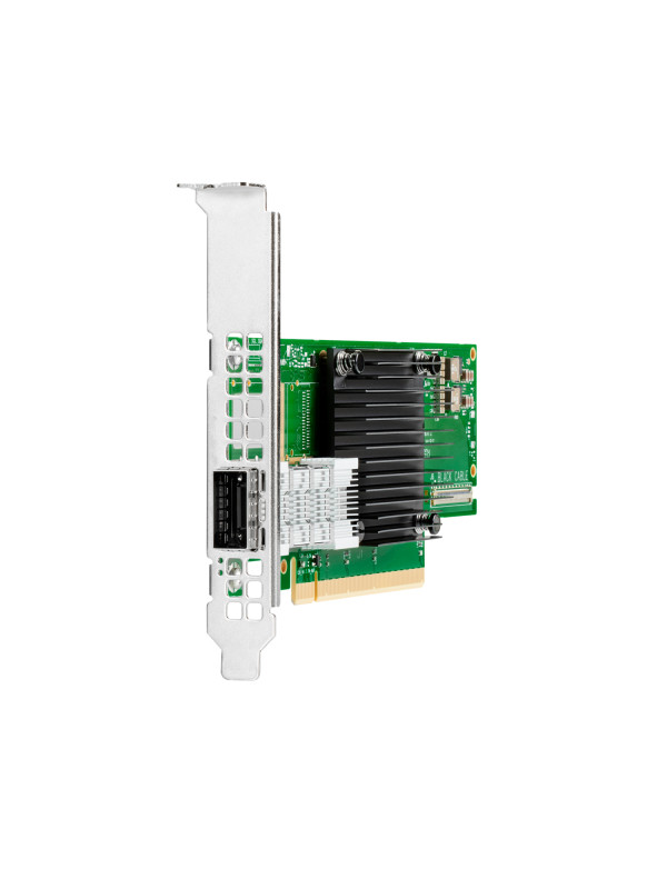 HPE P23665-B21 - Eingebaut - Kabelgebunden - PCI Express - Ethernet / Fiber - 100000 Mbit/s InfiniBand HDR100/Ethernet 100 Gbit QSFP56 MCX653105A-ECAT PCIe 4 x16 Adapter - 1 Anschluss