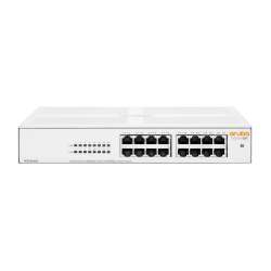 HPE Instant On 1430 Switch - 16G, Unmanaged, L2, Gigabit Ethernet, Vollduplex, Rack-Einbau, 1U. Netzwerkports: 16, Anschlusstyp: RJ-45.