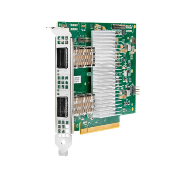 HPE P41611-B21 - Eingebaut - Kabelgebunden - PCI Express - Faser - 100000 Mbit/s Intel E810-2CQDA2 Ethernet 100 Gb QSFP28-Adapter mit 2 Anschlüssen