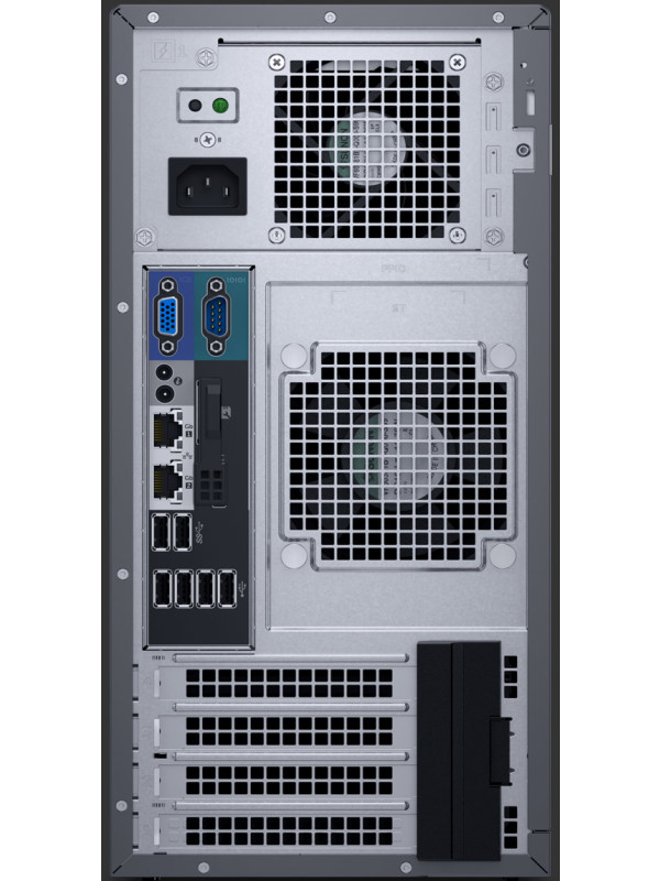 DELL PowerEdge T130. Intel® Xeon® E3 v6, 3 GHz, Prozessor: E3-1220 v6. 8 GB,  DDR4-SDRAM. 2000 GB, HDD Größe: 3.5 Zoll, HDD Schnittstelle: Serial ATA III. Eingebauter Ethernet-Anschluss, Verkabelungstechnologie: 10/100/1000Base-T(X). Optisches Laufwerk -