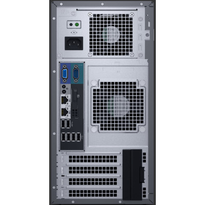 DELL PowerEdge T130. Intel® Xeon® E3 v6, 3 GHz, Prozessor: E3-1220 v6. 8 GB,  DDR4-SDRAM. 2000 GB, HDD Größe: 3.5 Zoll, HDD Schnittstelle: Serial ATA III. Eingebauter Ethernet-Anschluss, Verkabelungstechnologie: 10/100/1000Base-T(X). Optisches Laufwerk -