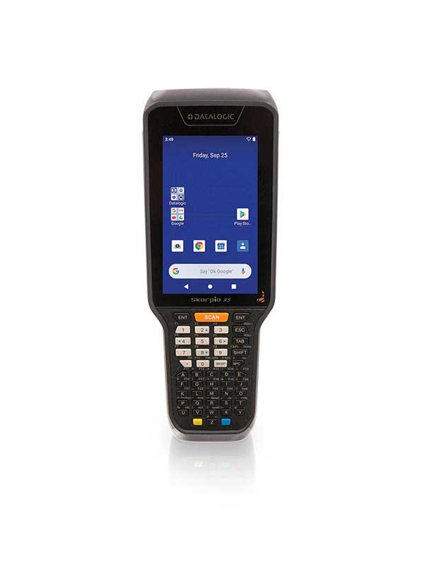 Datalogic Skorpio X5 - 10,9 cm (4.3 Zoll) - 800 x 480 Pixel - LCD - Multitouch - Kapazitiv - 3 GB Pistol Grip - 802.11 a/b/g/n/ac - 4.3" display - BT V5 - 3GB RAM/32GB Flash - 28-Key Numeric - 2D Imager MR w Green Spot - Android 10