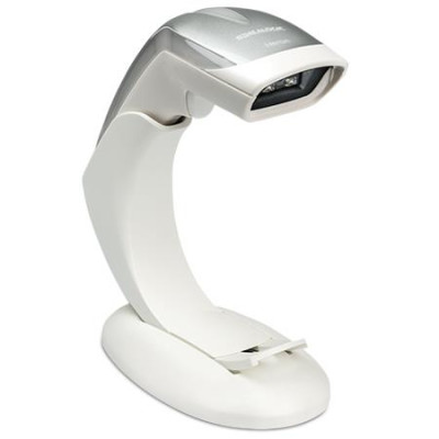 Datalogic Heron HD3430 USB Kit, White (Kit includes 2D Scanner, Stand and USB Cable) Barcode-Scanner; Scanner