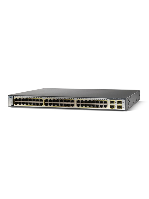 Cisco Catalyst 3750G-48TS - Switch - 0,1 Gbps - 1.000-Port - Rack-Modul Approved Refurbished  Produkt mit 12 Monate Garantie (bulk)