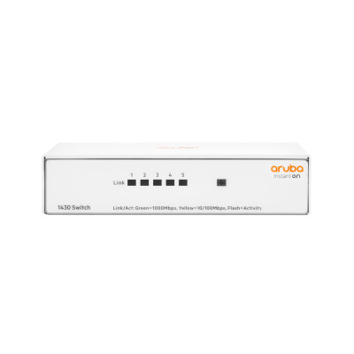 HPE Instant On 1430 5G - Unmanaged - L2 - Gigabit Ethernet (10/100/1000) - Vollduplex HPE Renew Produkt,  Switch - 5G