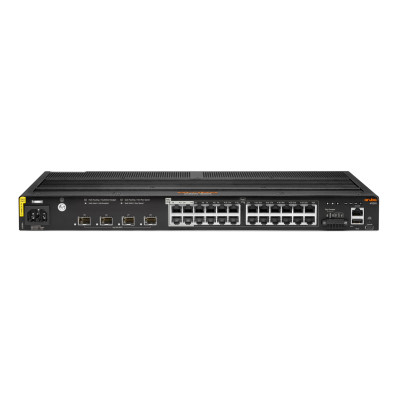 HPE a Hewlett Packard Enterprise company Aruba 4100i - Managed - L2 - Gigabit Ethernet (10/100/1000) - Power over Ethernet (PoE) - Rack-Einbau - 1U HPE Renew Produkt,  24 Anschlüsse 1 GbE (20 Anschlüsse POE Klasse 4 und 4 Anschlüsse POE Klasse 6) 4 Anschl