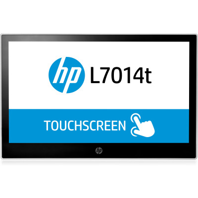 HP L7014t Einzelhandels-Touchscreen-Monitor, 14 Zoll. 35,6 cm (14"). HP-Segment: Business. Breite: 339,8 mm, Tiefe: 41,5 mm, Höhe: 218 mm. Verpackungsbreite: 4420 mm, Verpackungstiefe: 4260 mm, Verpackungshöhe: 3160 mm Swiss Warranty