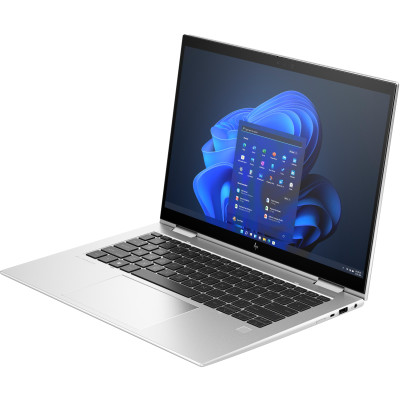 HP Elite x360 1040 G9. Hybrid (2-in-1),  Convertible (Ordner). Intel®  i7-1255U, 1,7 GHz. 35,6 cm (14"),  WUXGA, Display-Auflösung: 1920 x 1200 Pixel, Touchscreen. Speicherkapazität: 16 GB,  DDR5-SDRAM. 512 GB, SSD. Windows 11 Pro. Silber Swiss Warranty