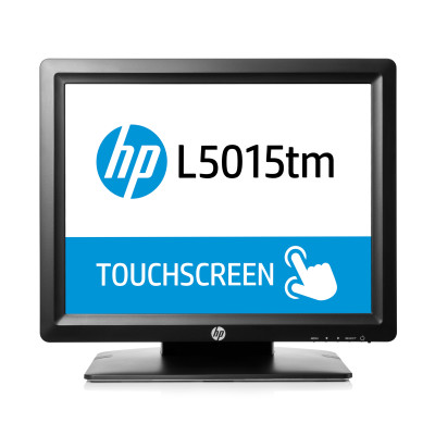 HP L5015tm. 38,1 cm (15"), Display-Auflösung: 1024 x 768 Pixel, Helligkeit: 225 cd/m². Schwarz, Ursprungsland: China Swiss Warranty