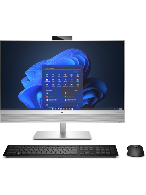 HP EliteOne 870 G9. 68,6 cm (27"),  Quad HD, Display-Auflösung: 2560 x 1440 Pixel, Touchscreen, IPS. Intel® Core™ i7. Speicherkapazität: 32 GB,  DDR5-SDRAM. 512 GB, SSD. Intel UHD Graphics 770. Integrierte Kamera. Windows 11 Pro. Silber Swiss Warranty