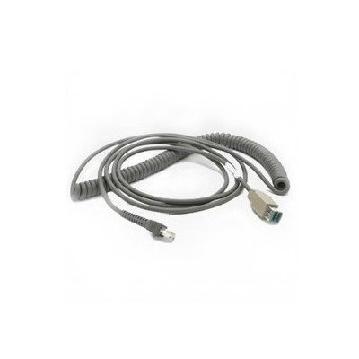 Zebra USB Cable CBA-U08-C15ZAR - 4,5 m - USB A - Grau...
