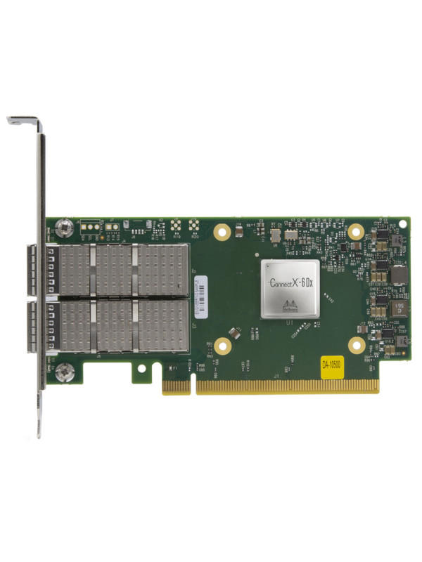 Lenovo 4XC7A08248 - Eingebaut - Kabelgebunden - PCI Express - 100000 Mbit/s - Schwarz - Grün - Edelstahl Mellanox ConnectX-6 Dx 100GbE QSFP56 2-port PCIe 4 Ethernet Adapter