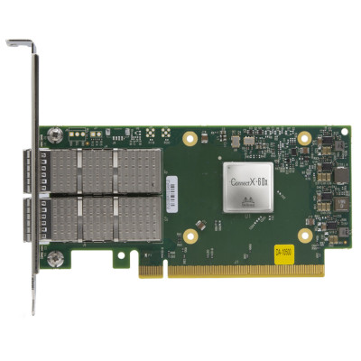 Lenovo 4XC7A08248 - Eingebaut - Kabelgebunden - PCI Express - 100000 Mbit/s - Schwarz - Grün - Edelstahl Mellanox ConnectX-6 Dx 100GbE QSFP56 2-port PCIe 4 Ethernet Adapter