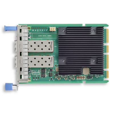 Lenovo 4XC7A08264 - Eingebaut - Kabelgebunden - PCI Express - Grün - Metallisch ThinkSystem Marvell QL41232 10/25GbE SFP28 2-Port OCP Ethernet Adapter