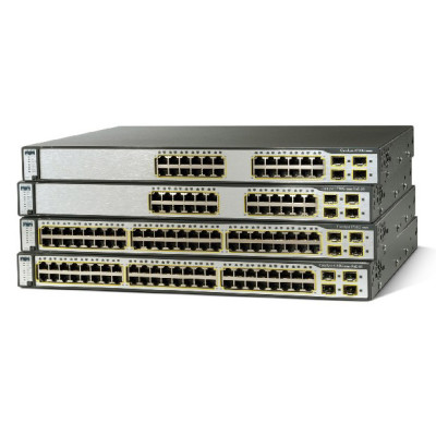 Cisco Catalyst 3750G-24TS-1U - Switch - Glasfaser (LWL) 1 Gbps - 24-Port - Rack-Modul Approved Refurbished  Produkt mit 12 Monate Garantie (bulk)