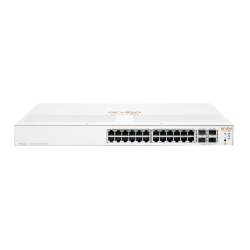 HPE Aruba Instant On 1930 24G Class4 PoE 4SFP/SFP+ 195W. Switch-Typ: Managed, Switch-Ebene: L2+. Basic Switching RJ-45 Ethernet Ports-Typ: Gigabit Ethernet (10/100/1000), Anzahl der basisschaltenden RJ-45 Ethernet Ports: 24. Vollduplex. MAC-Adressentabell