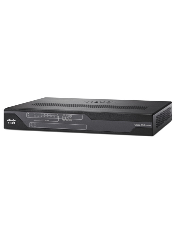 Cisco C897VAM-W-E-K9 - Wi-Fi 4 (802.11n) - Dual-Band (2,4 GHz/5 GHz) - Eingebauter Ethernet-Anschluss - ADSL2 - Schwarz - Tabletop-Router 897VA Gigabit Ethernet security router with SFP and VDSL/ADSL2+ Annex M with Wireless
