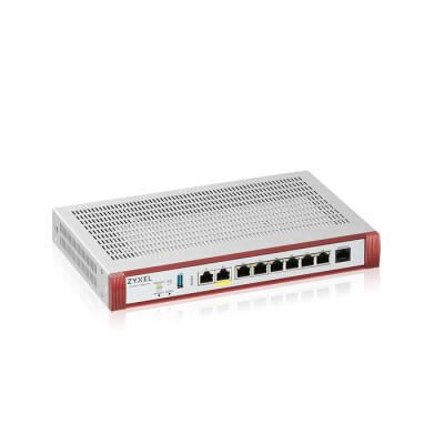 ZyXEL Firewall USG FLEX 200HP Security Bundle - Hub - 5 Gbps 8-Port - Power over Ethernet