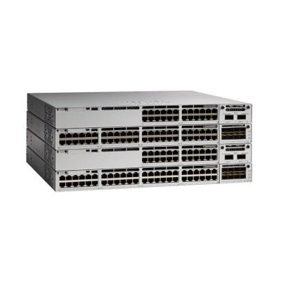 Cisco C9300X-48TX-A - Managed - L3 - Rack-Einbau Stackable 48 Multigigabit Ethernet (100 Mbps or 1/2.5/5/10 Gbps) ports; 715WAC powersupply; supports StackPower+ - StackWise-1T