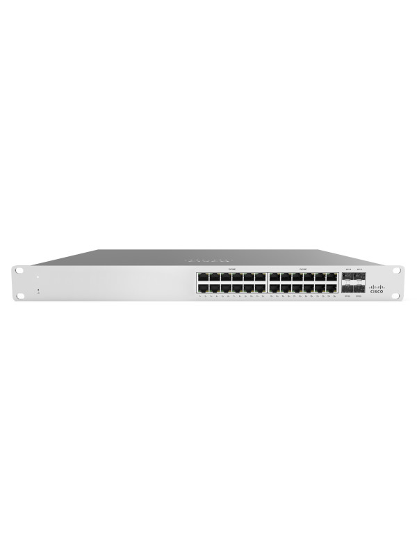 Cisco MS125-24 - Managed - L2 - Gigabit Ethernet (10/100/1000) - Rack-Einbau - 1U MS125-24-HW - 24 x 10/100/1000BASE-T - 4 x 10G SFP+ - RJ45 - 128 Gbps