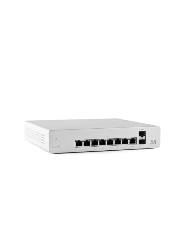Cisco MS220-8 - Managed - L7 - Gigabit Ethernet (10/100/1000) Port Gigabit Ethernet Switch