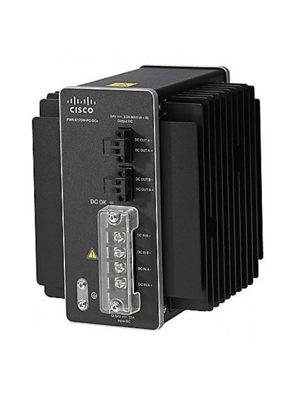 Cisco PWR-IE170W-PC-AC= - 170 W - 100 - 240 V - 1.25 A - Schwarz to DC or High DC to DC power supply