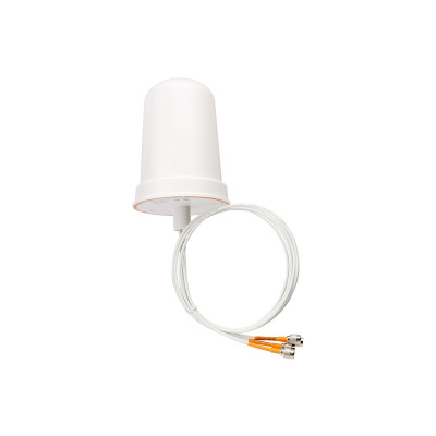 Cisco AIR-ANT2544V4M-RS= - 4 dBi - 2.4/5 GHz - IEEE 802.11n - 4 dBi - 4 dBi - 50 Ohm Dual-Band Omnidirectional Antenna for Cisco Aironet 1600e - 2600e - and 3600e Series Access Points - 8ft cable - Spare