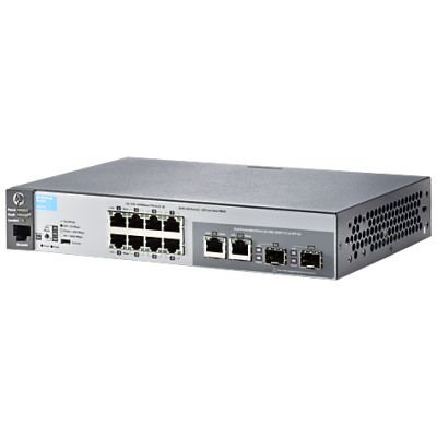 HPE 2530-8G - Managed - L2 - Gigabit Ethernet (10/100/1000) - Vollduplex - Rack-Einbau - 1U Approved Refurbished  Produkt mit 12 Monate Garantie (bulk)