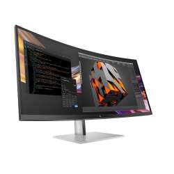 HP 738pu Curved Docking Display (Schwarz), 37.5" 4K UHD IPS, 100W USB-C Power Delivery, Webcam, 3 Jahre Garantie (Austausch am naechsten Arbeitstag)