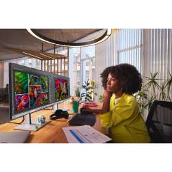 HP 727pk Docking Display (Schwarz), 27" 4K UHD IPS, 100W USB-C Power Delivery, Webcam, 3 Jahre Garantie (Austausch am naechsten Arbeitstag)